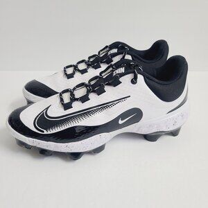 NEW Nike Alpha Huarache Elite 4 Low MCS Baseball Cleats FD6255-108 Size 9.5 Blac